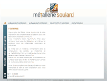 Tablet Screenshot of metalsoulard.fr